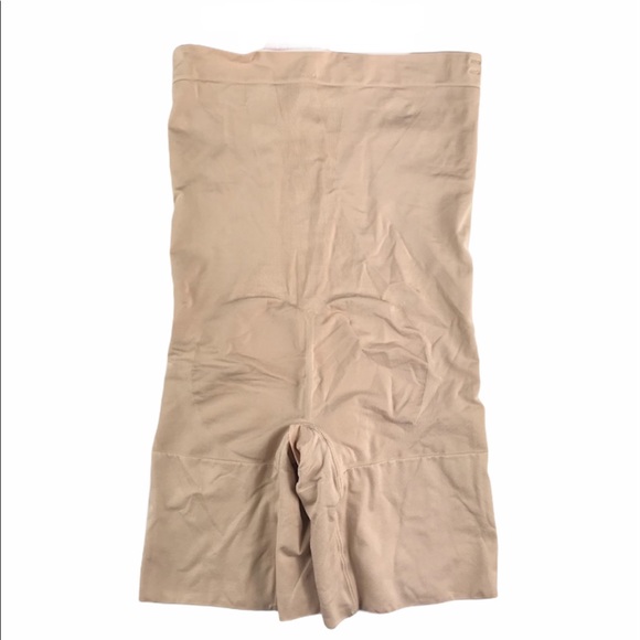 Spanx High-Waisted Mid-Thigh Short Nude IX - Picture 3 of 7